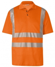 KÜBLER-Warnschutz, Warn-Polo-Shirt, REFLECTIQ, PSA 2, ca.180g/m², warnorange

