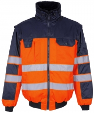 MASCOT-Warnschutz, Multifunktions-Warn-Jacke, Safe Image, Livigno, 300 g/m², orange/marine