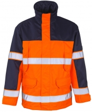 MASCOT-Warnschutz, Warn-Jacke, Safe Image, Savona, 240 g/m², orange/marine