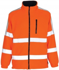 MASCOT-Warnschutz,  Fleece-Warn-Jacke, Salzburg, Safe Arctic, 270 g/m², orange