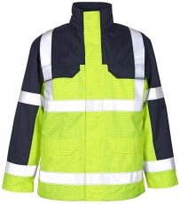 MASCOT-Warnschutz, Warn-Jacke, Lungern,  Multisafe, 230 g/m², gelb/marine