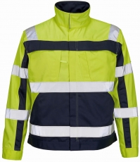 MASCOT-Warnschutz, Warn-Jacke, Cameta, Safe Compete, 310 g/m², gelb/marine