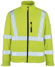 MASCOT-Warnschutz, Softshell-Warn-Jacke, Calgary, Safe Arctic, 365 g/m², gelb