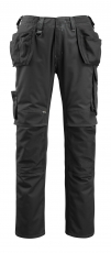 Gr.46 MASCOT-Workwear, Arbeits-Berufs-Bund-Hose, Bremen, 76cm, 340 g/m², schwarz