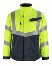 MASCOT-Warnschutz, Warn-Jacke, Oxford,  290 g/m², gelb/schwarzblau