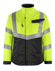 MASCOT-Warnschutz, Warn-Jacke, Oxford,  290 g/m², gelb/schwarz