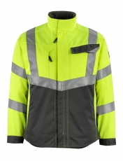MASCOT-Warnschutz, Warn-Jacke, Oxford,  290 g/m², gelb/dunkelanthrazit