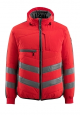 MASCOT-Warnschutz, Warn-Thermojacke, Dartford,  115 g/m², rot/dunkelanthrazit