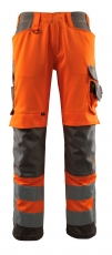 MASCOT-Warnschutz, Warn-Bund-Hose, Kendal, 290 g/m², orange/dunkelanthrazit