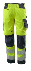 MASCOT-Warnschutz, Warn-Bund-Hose, Kendal, 290 g/m², gelb/schwarzblau