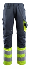 MASCOT-Warnschutz, Warn-Bund-Hose, Leeds, 290 g/m², schwarzblau/gelb