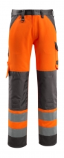 MASCOT-Warnschutz, Warn-Bund-Hose, Maitland, 285 g/m², orange/dunkelanthrazit