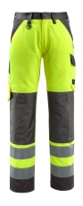 MASCOT-Warnschutz, Warn-Bund-Hose, Maitland, 285 g/m², gelb/dunkelanthrazit