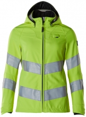 MASCOT-Warnschutz, Damen-Softshell-Warn-Jacke, 360 g/m², warngelb