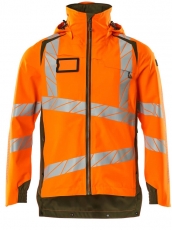 MASCOT-Warnschutz, Warn-Hard Shell Jacke, ACCELERATE SAFE, warnorange/moosgrün