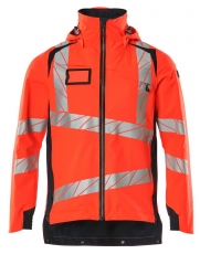 MASCOT-Warnschutz, Warn-Hard Shell Jacke, ACCELERATE SAFE, warnrot/schwarzblau
