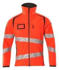 MASCOT-Warnschutz, Softshell-Warn-Jacke, ACCELERATE SAFE, warnrot/dunkelanthrazit