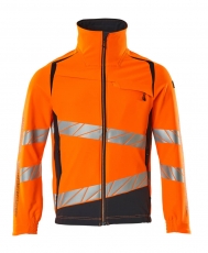 MASCOT-Warnschutz, Warnschutz-Jacke, ULTIMATE STRETCH, warnorange/schwarzblau