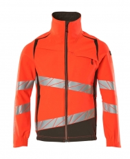MASCOT-Warnschutz, Warnschutz-Jacke, ULTIMATE STRETCH, warnrot/dunkelanthrazit