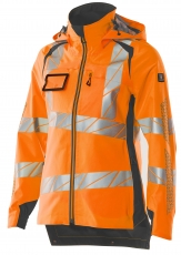 MASCOT-Warnschutz, Warn-Damen Hard Shell Jacke, ACCELERATE SAFE, warnorange/dunkelanthrazit