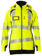 MASCOT-Warnschutz, Warn-Damen Hard Shell Jacke, ACCELERATE SAFE, warngelb/schwarzblau
