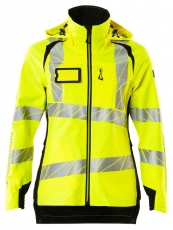 MASCOT-Warnschutz, Warn-Damen Hard Shell Jacke, ACCELERATE SAFE, warngelb/schwarz
