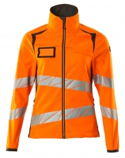 MASCOT-Warnschutz, Damen-Softshell-Warn-Jacke, ACCELERATE SAFE, warnorange/dunkelanthrazit