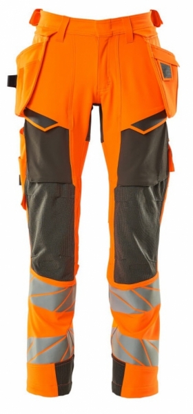 MASCOT-Warnschutz, Warn-Bund-Hose, ACCELERATE SAFE, warnorange/dunkelanthrazit
