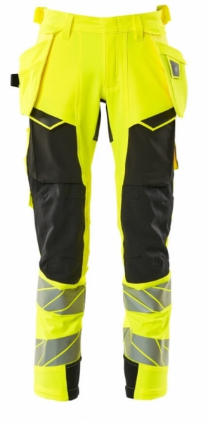 MASCOT-Warnschutz, Warn-Bund-Hose, ACCELERATE SAFE, warngelb/schwarz