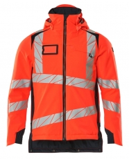 MASCOT-Warnschutz, Warn-Winterjacke, ACCELERATE SAFE, warnrot/schwarzblau