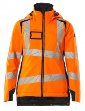 MASCOT-Warnschutz, Warn-Damen-Winterjacke, ACCELERATE SAFE, warnorange/schwarzblau