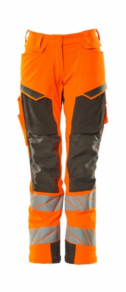 MASCOT-Warnschutz, Warnschutz-Damen Bundhose, DIAMOND, warnorange/dunkelanthrazit