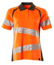MASCOT-Warnschutz, Warn-Damen Polo-Shirt, ACCELERATE SAFE, warnorange/dunkelanthrazit
