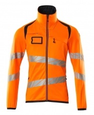 MASCOT-Warnschutz, Warn-Fleecepullover, ACCELERATE SAFE, warnorange/schwarzblau