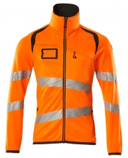 MASCOT-Warnschutz, Warn-Fleecepullover, ACCELERATE SAFE, warnorange/dunkelanthrazit