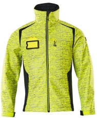 MASCOT-Warnschutz, Warn-Softshell Jacke, ACCELERATE SAFE, high vis gelb/schwarzblau