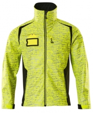 MASCOT-Warnschutz, Warn-Softshell Jacke, ACCELERATE SAFE, high vis gelb/schwarz