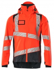 MASCOT-Warnschutz, Warn-Hard Shell Jacke, ACCELERATE SAFE, high vis rot/schwarzblau