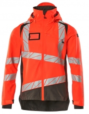 MASCOT-Warnschutz, Warn-Hard Shell Jacke, ACCELERATE SAFE, high vis rot/dunkelanthrazit