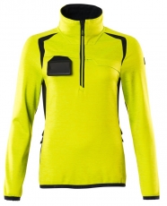 MASCOT-Warnschutz, Warn-Damen Fleecepullover, ACCELERATE SAFE, high vis gelb/schwarz