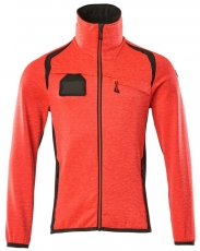 MASCOT-Warnschutz, Warn-Fleecepullover, ACCELERATE SAFE, high vis rot/dunkelanthrazit