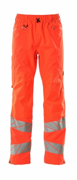 MASCOT-Warnschutz, Warnschutz-Überziehhose mit leichtem Futter, ACCEL SAFE, warnrot