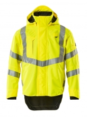 MASCOT-Warnschutz, Wanschutz Hard Shell Jacke, Safe Supreme, warngelb