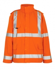 MASCOT-Warnschutz, Warn-Regenjacke, Feldbach,  210 g/m², orange