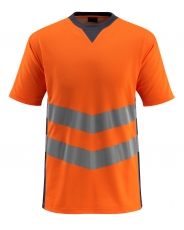 MASCOT-Warnschutz, Warn-T-Shirt, Sandwell,  170 g/m², orange/schwarzblau