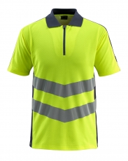 MASCOT-Warnschutz, Warn-Polo-Shirt, Murton,  170 g/m², gelb/schwarzblau