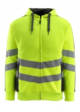 MASCOT-Warnschutz, Warn-Sweatshirt, Corby,  310 g/m², gelb/schwarz