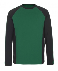 Gr.XL MASCOT-Workwear, T-Shirt, Bielefeld, UNIQUE, 195 g/m², grün/schwarz