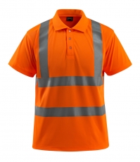 MASCOT-Warnschutz, Warn-Polo-Shirt, Bowen,  130 g/m², orange