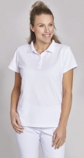 LEIBER-Jobwear, Damen-Poloshirt, weiss